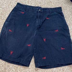 Chaps khaki shorts with lobsters